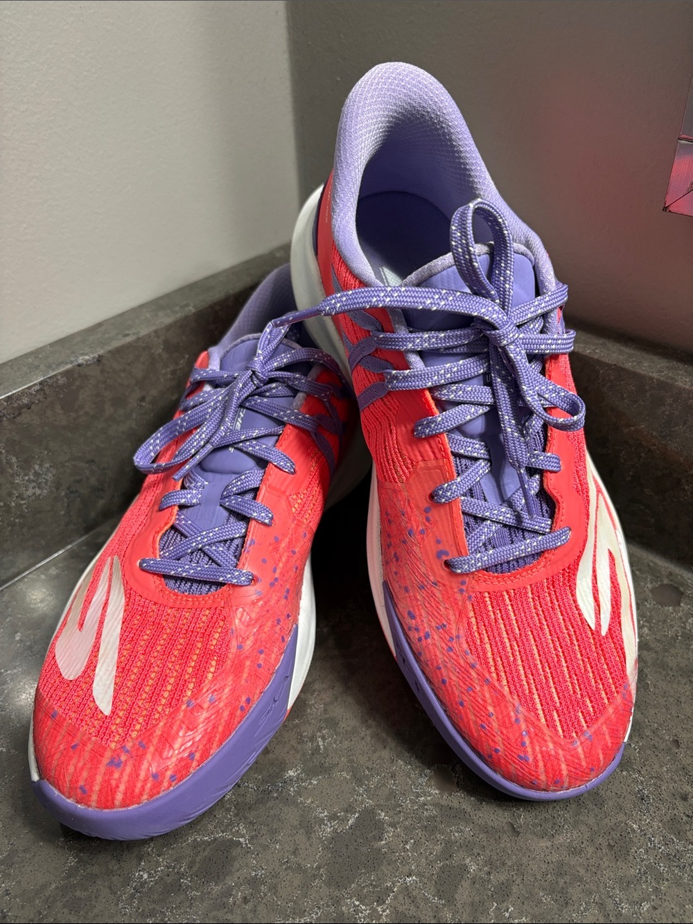 Skechers Red and Purple Athletic Running Shoes